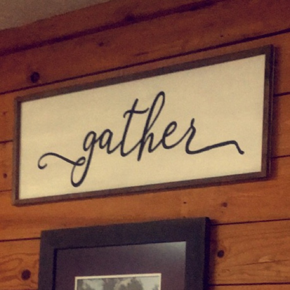 Gather sign